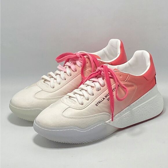 Stella McCartney gradient lace-up sneakers size 37 - Picture 3 of 14